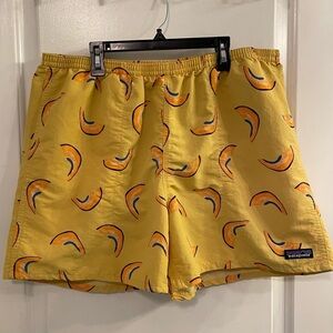 Patagonia Men's Baggies Longs 7” Shorts Melons Surfboard Yellow XL